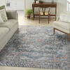 Nourison Machine Washable Series 1 Blue 92 X 120 Area Rug 805-153857 Thumb 1