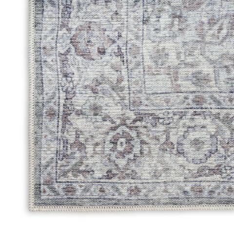 Nourison Machine Washable Series 1 Grey 92 X 120 Area Rug 805-153861 Image 4
