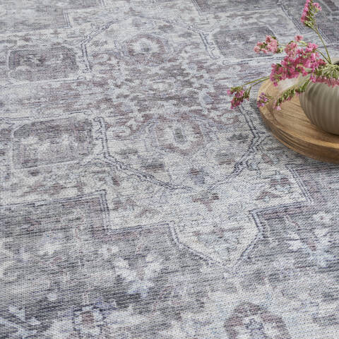Nourison Machine Washable Series 1 Grey 92 X 120 Area Rug 805-153861 Image 7