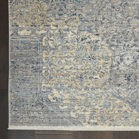 Nourison Silken Weave Blue 310 X 510 Area Rug 805-153867 Image 3