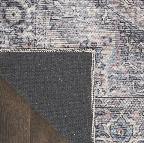 Nourison Machine Washable Series 1 Grey 92 X 120 Area Rug 805-153870 Image 2