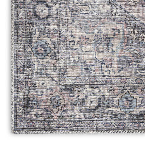 Nourison Machine Washable Series 1 Grey 92 X 120 Area Rug 805-153870 Image 4