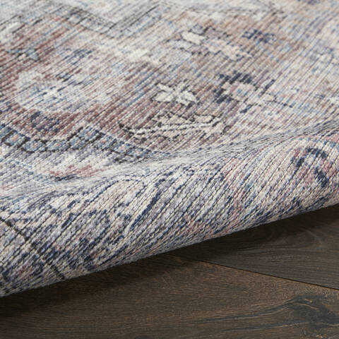 Nourison Machine Washable Series 1 Grey 92 X 120 Area Rug 805-153870 Image 6