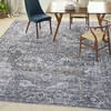 Nourison Machine Washable Series 1 Grey 92 X 120 Area Rug 805-153870 Thumb 1