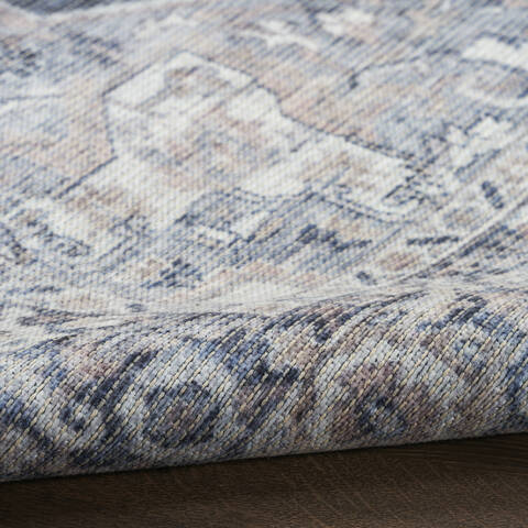 Nourison Machine Washable Series 1 Blue 710 X 910 Area Rug 805-153908 Image 6