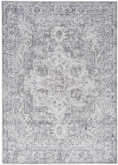 Nourison Machine Washable Series 1 Grey 710 X 910 Area Rug 805-153911 Image 0