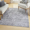 Nourison Machine Washable Series 1 Grey 710 X 910 Area Rug 805-153911 Thumb 1