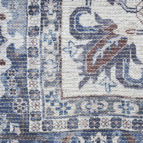 Nourison Machine Washable Series 1 Blue 92 X 120 Area Rug 805-153970 Image 5