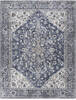 Nourison Machine Washable Series 1 Blue 92 X 120 Area Rug 805-153970 Thumb 0