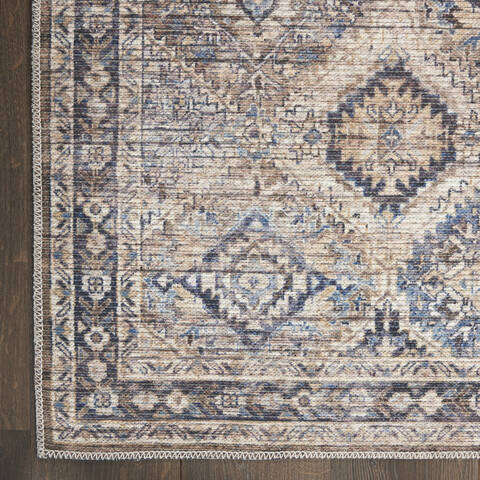 Nourison Machine Washable Series 1 Beige 92 X 120 Area Rug 805-153975 Image 3