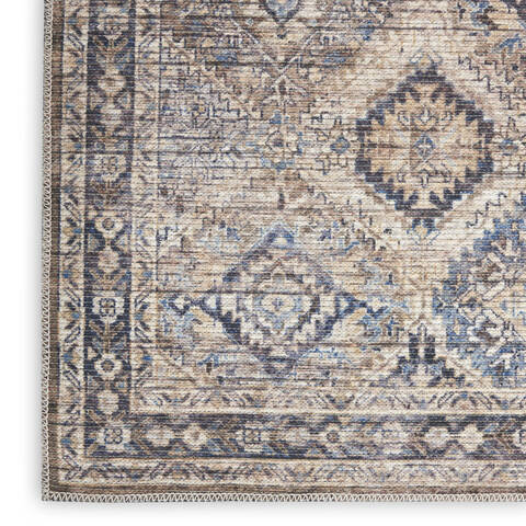 Nourison Machine Washable Series 1 Beige 92 X 120 Area Rug 805-153975 Image 4