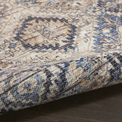 Nourison Machine Washable Series 1 Beige 92 X 120 Area Rug 805-153975 Image 6