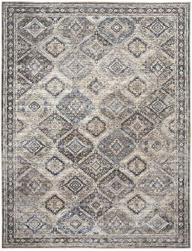 Nourison Machine Washable Series 1 Beige Rectangle 9x12 ft Polyester and Cotton Carpet 153975