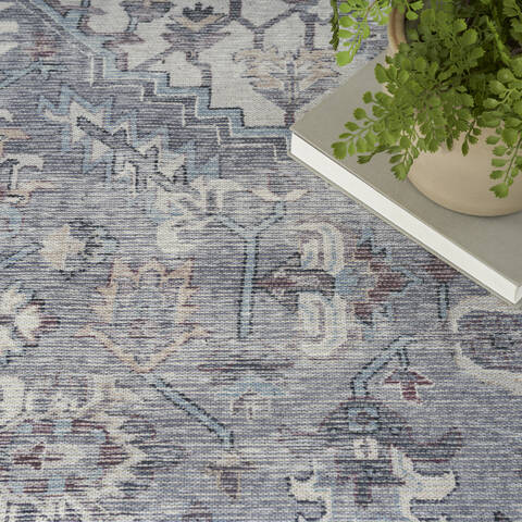 Nourison Machine Washable Series 1 Grey 710 X 910 Area Rug 805-154026 Image 7