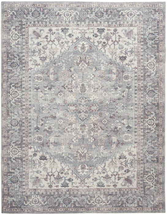 Nourison Machine Washable Series 1 Grey 710 X 910 Area Rug 805-154026 Image 0
