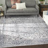 Nourison Machine Washable Series 1 Grey 710 X 910 Area Rug 805-154026 Thumb 1