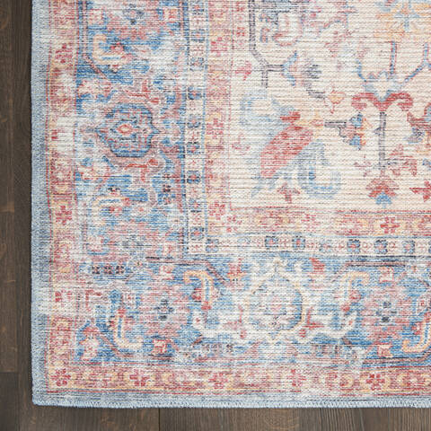 Nourison Machine Washable Series 1 Blue 710 X 910 Area Rug 805-154027 Image 3