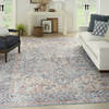Nourison Machine Washable Series 1 Blue 710 X 910 Area Rug 805-154027 Thumb 1