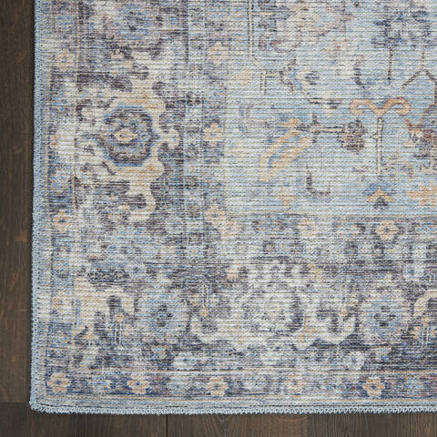 Nourison Machine Washable Series 1 Blue 710 X 910 Area Rug 805-154028 Image 3