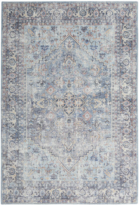 Nourison Machine Washable Series 1 Blue 710 X 910 Area Rug 805-154028 Image 0