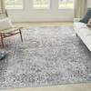 Nourison Machine Washable Series 1 Blue 710 X 910 Area Rug 805-154028 Thumb 1