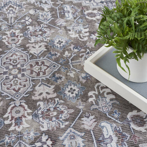Nourison Machine Washable Series 1 Green 710 X 910 Area Rug 805-154030 Image 7