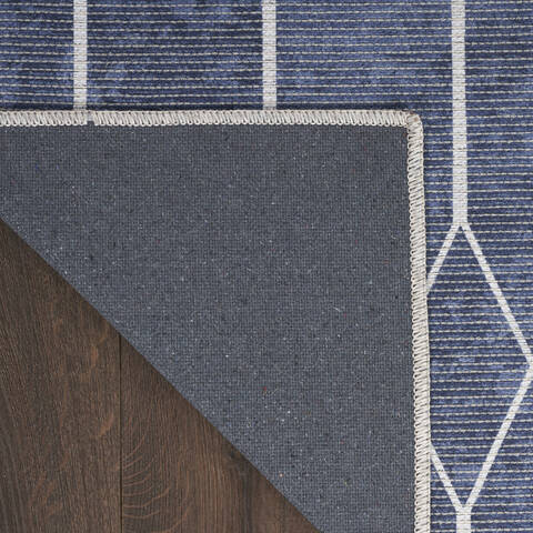 Nourison Machine Washable Series 1 Blue 92 X 120 Area Rug 805-154041 Image 2