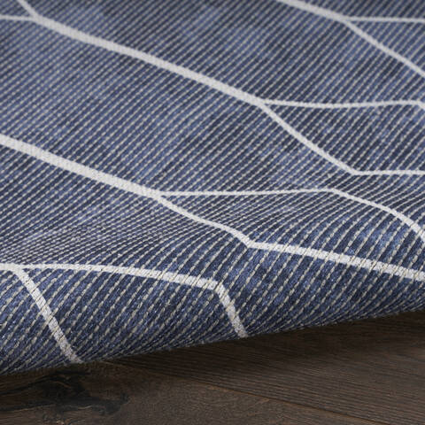 Nourison Machine Washable Series 1 Blue 92 X 120 Area Rug 805-154041 Image 6