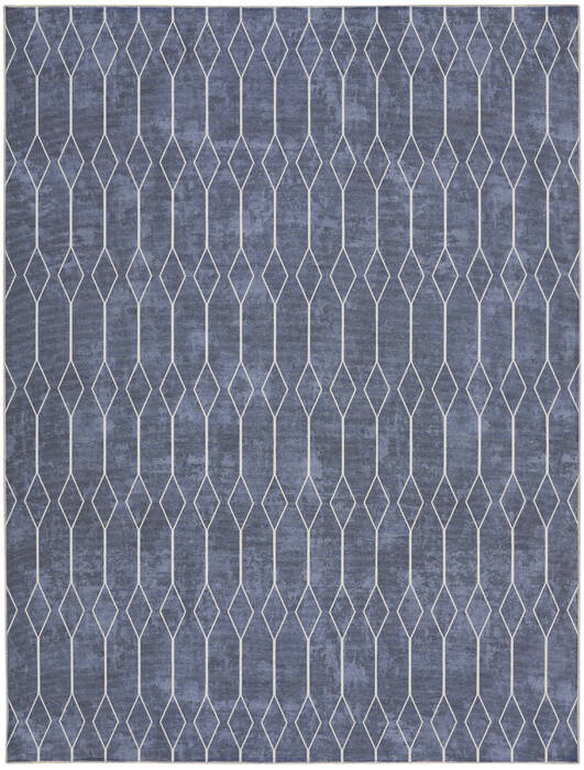 Nourison Machine Washable Series 1 Blue 92 X 120 Area Rug 805-154041 Image 0
