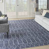 Nourison Machine Washable Series 1 Blue 92 X 120 Area Rug 805-154041 Thumb 1