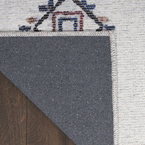 Nourison Machine Washable Series 1 Beige 92 X 120 Area Rug 805-154104 Image 2