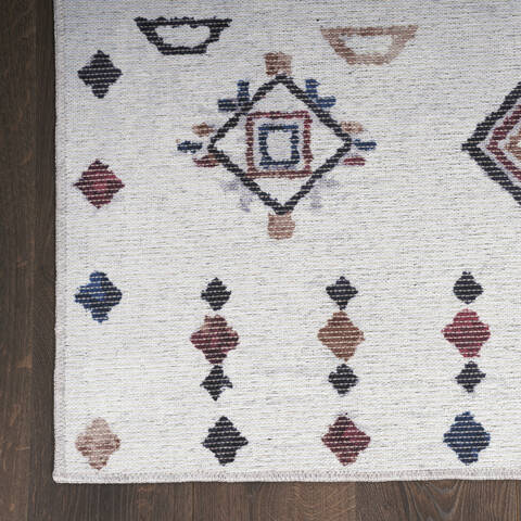 Nourison Machine Washable Series 1 Beige 92 X 120 Area Rug 805-154104 Image 3