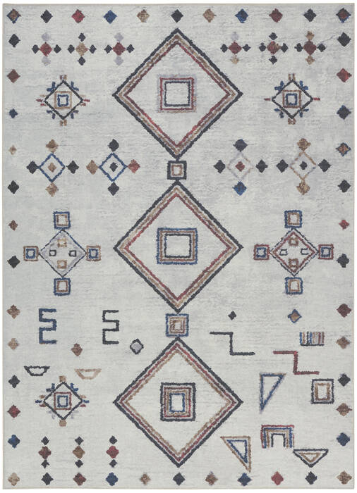 Nourison Machine Washable Series 1 Beige 92 X 120 Area Rug 805-154104 Image 0