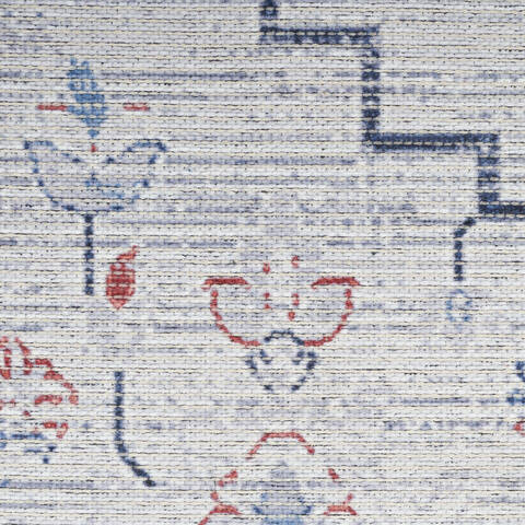 Nourison Machine Washable Series 1 Blue 92 X 120 Area Rug 805-154122 Image 5