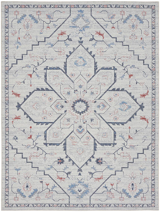 Nourison Machine Washable Series 1 Blue 710 X 910 Area Rug 805-154129 Image 0