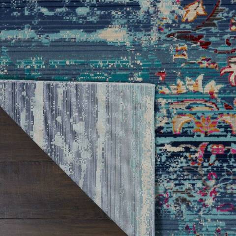 Nourison Vintage Kashan Blue 710 X 910 Area Rug 805-154602 Image 2