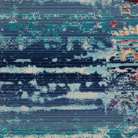 Nourison Vintage Kashan Blue 710 X 910 Area Rug 805-154602 Image 5