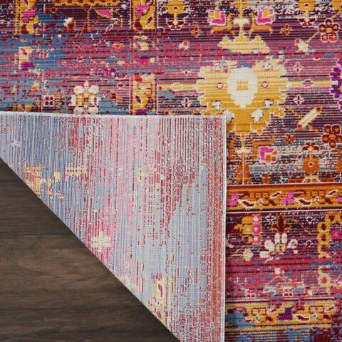 Nourison Vintage Kashan Red 710 X 910 Area Rug 805-154612 Image 2