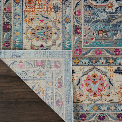Nourison Vintage Kashan Blue 710 X 910 Area Rug 805-154626 Image 2