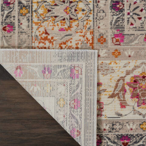 Nourison Vintage Kashan Grey 710 X 910 Area Rug 805-154627 Image 2