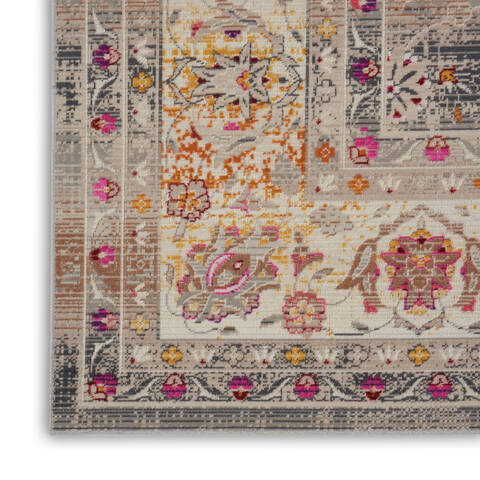 Nourison Vintage Kashan Grey 710 X 910 Area Rug 805-154627 Image 4