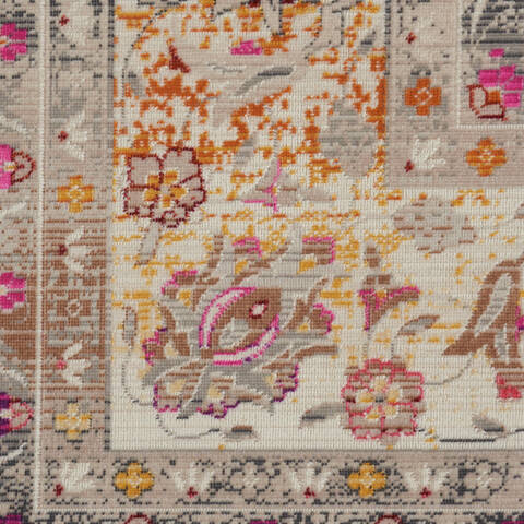 Nourison Vintage Kashan Grey 710 X 910 Area Rug 805-154627 Image 5