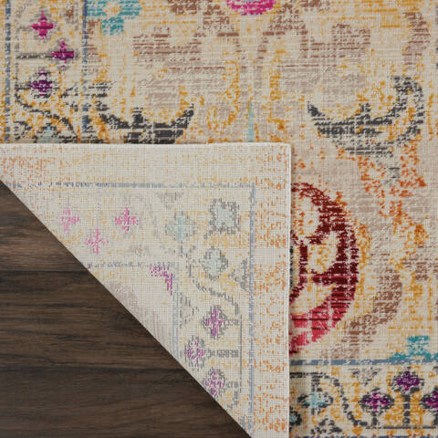 Nourison Vintage Kashan Multicolor 710 X 910 Area Rug 805-154632 Image 2