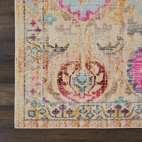 Nourison Vintage Kashan Multicolor 710 X 910 Area Rug 805-154632 Image 3