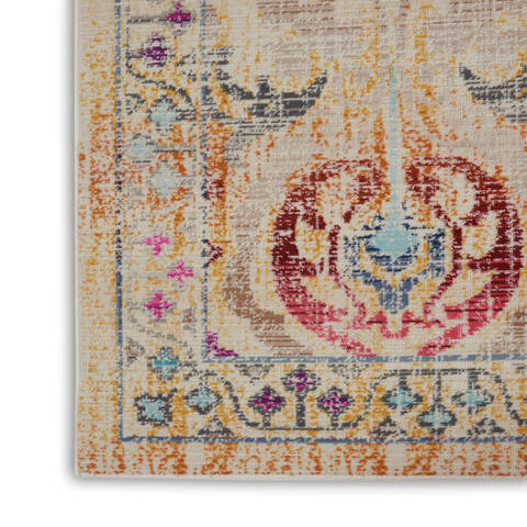 Nourison Vintage Kashan Multicolor 710 X 910 Area Rug 805-154632 Image 4