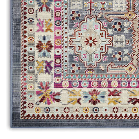 Nourison Vintage Kashan Grey 710 X 910 Area Rug 805-154640 Image 4