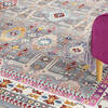 Nourison Vintage Kashan Grey 710 X 910 Area Rug 805-154640 Thumb 7
