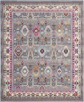 Nourison Vintage Kashan Grey 7'10" X 9'10" Area Rug  805-154640