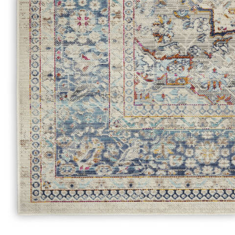 Nourison Vintage Kashan Blue 710 X 910 Area Rug 805-154658 Image 4