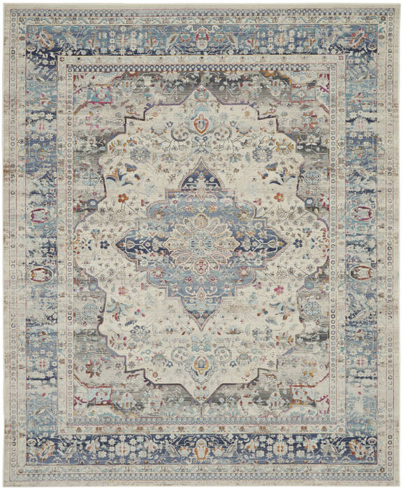 Nourison Vintage Kashan Blue 710 X 910 Area Rug 805-154658 Image 0